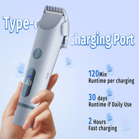FIMOSON bikini trimmer works in wet and dry conditions for convenience