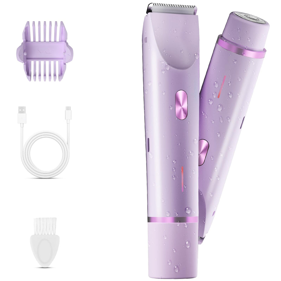 FIMOSON Bikini Trimmer wide head for fast bikini line and larger areas.