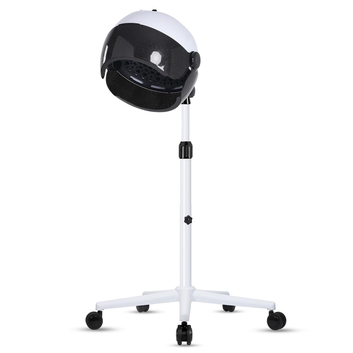 Findabetter hooded hair dryer with digital display for precise timing and gentle drying.