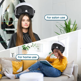 Findabetter hooded hair dryer with removable filter for easy cleaning.