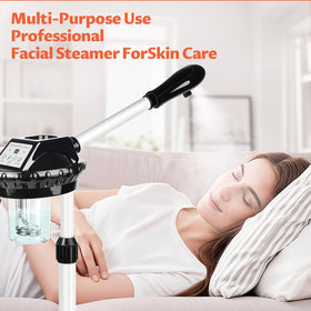 360-degree nozzle on the Findabetter steamer for versatile steam targeting.