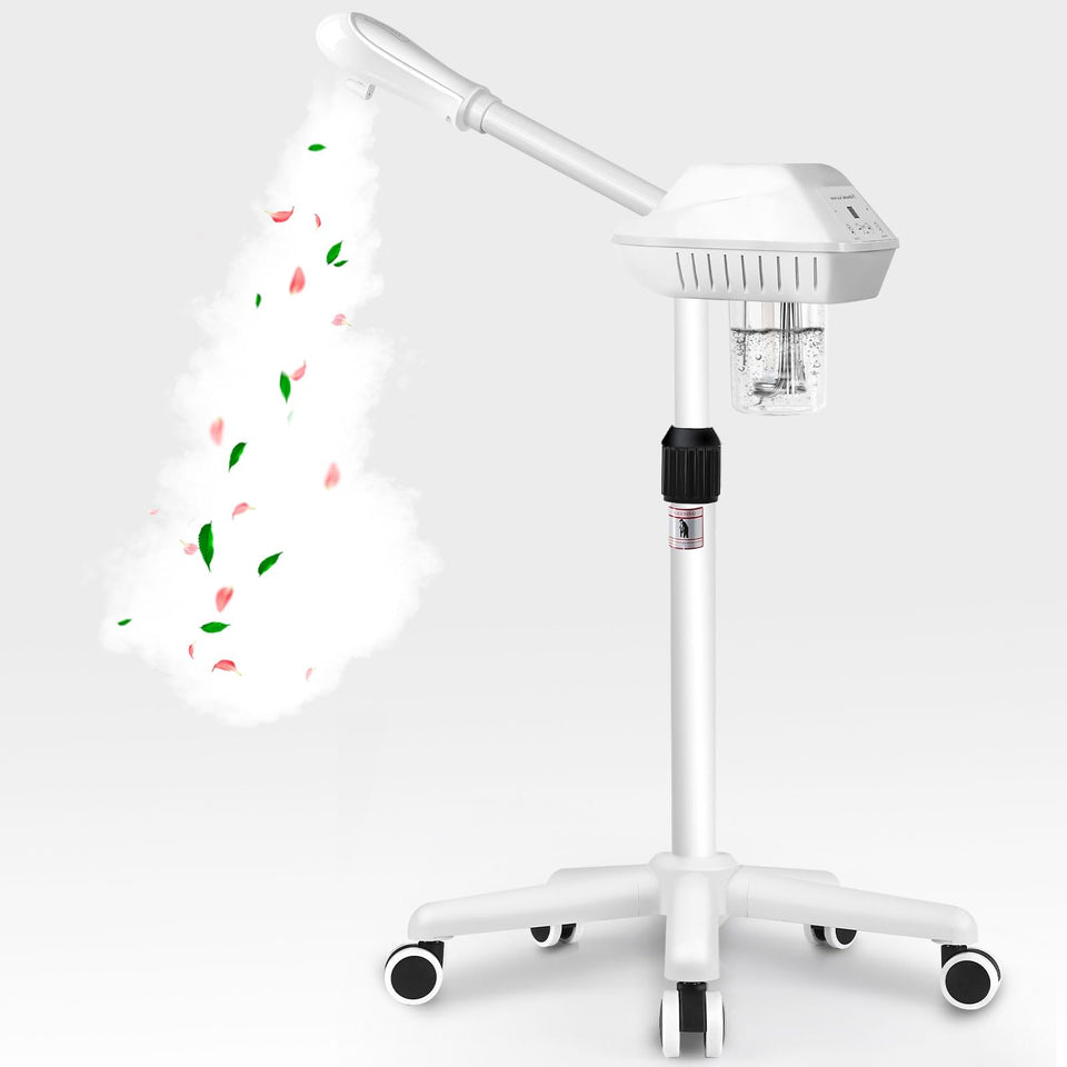 Findabetter professional facial steamer on wheels for easy at-home spa sessions.