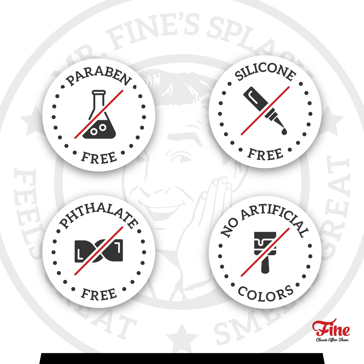 Fine American blend fragrance label, packaging detail and aroma.