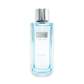 Fine Perfumery Wild Bluebell bottle on display with airy floral fragrance