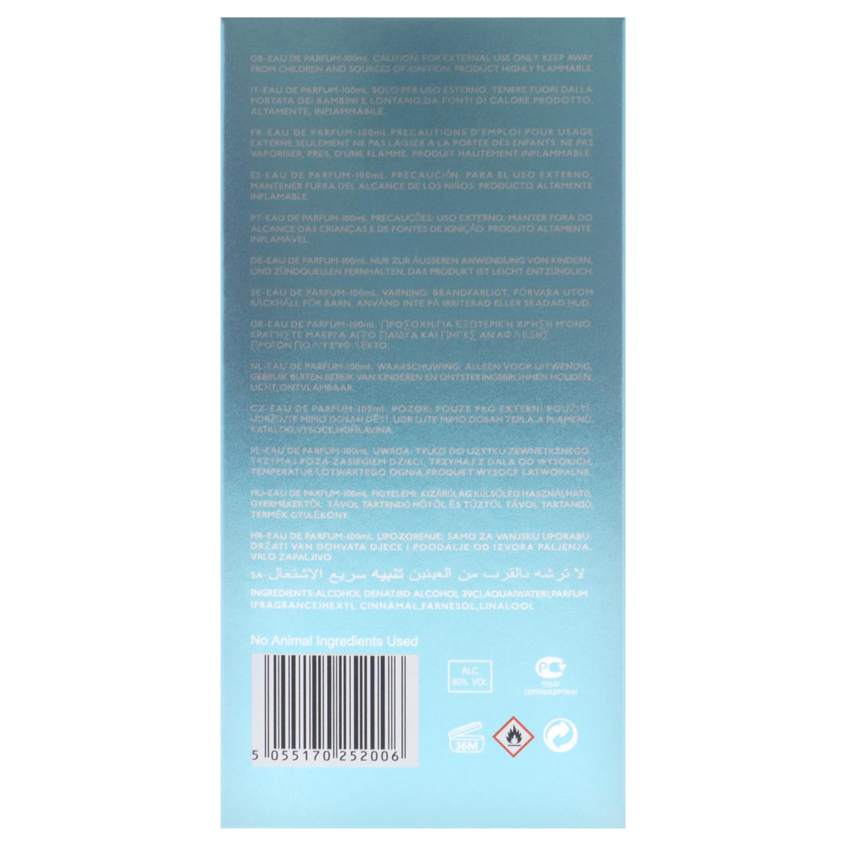 On-skin impression of Wild Bluebell balancing floral and musk