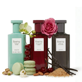 Fine'ry body mist gift set bottles displayed for gifting inspiration and fragrance layering.