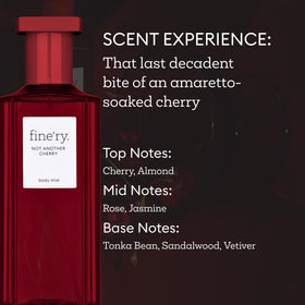 Fine'ry cherry pistachio vanilla aromas close-up highlighting notes for dessert-inspired scent.