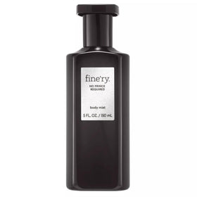 Fine'ry Jasmine Amber bottle on vanity for daylong fragrance.