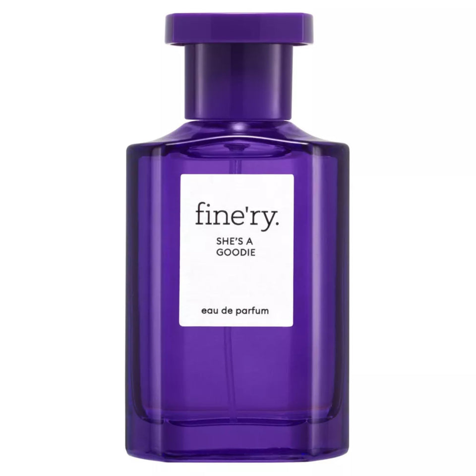 Fine'ry Plum Floral perfume bottle, a premium fragrance centerpiece for day or night.
