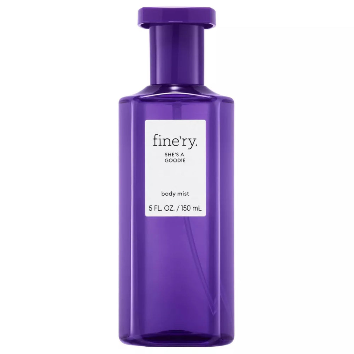 Fine'ry plum-gardenia-tuberose bottle for a luxurious, long-lasting floral scent.