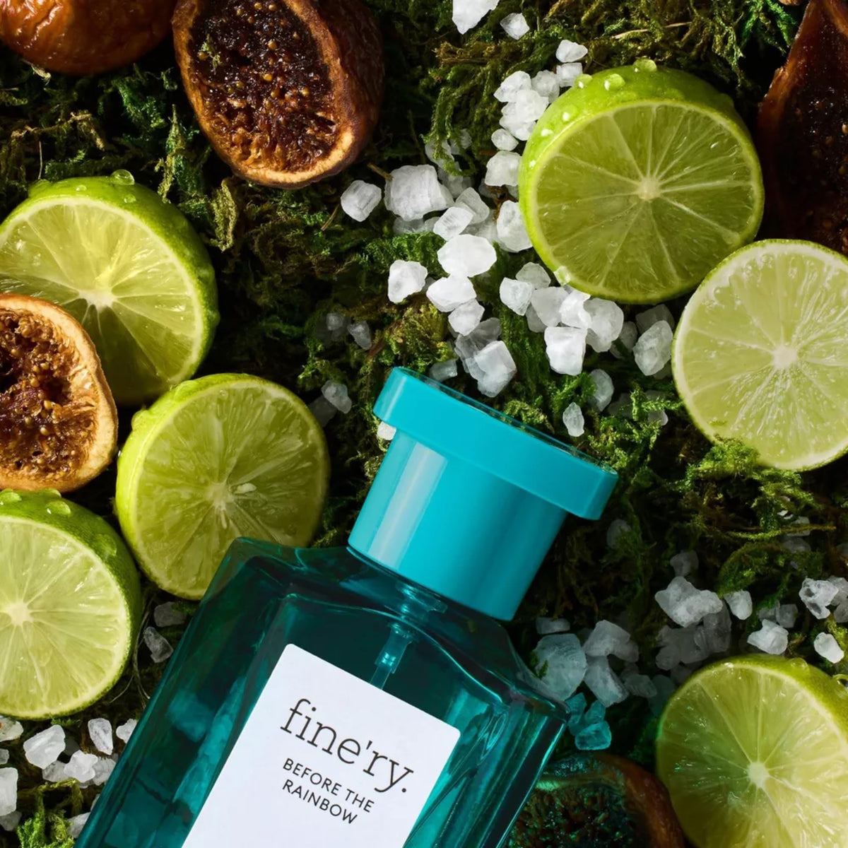 Fine'ry Sea Salt & Bergamot Mist in hand—portable scent refresh.