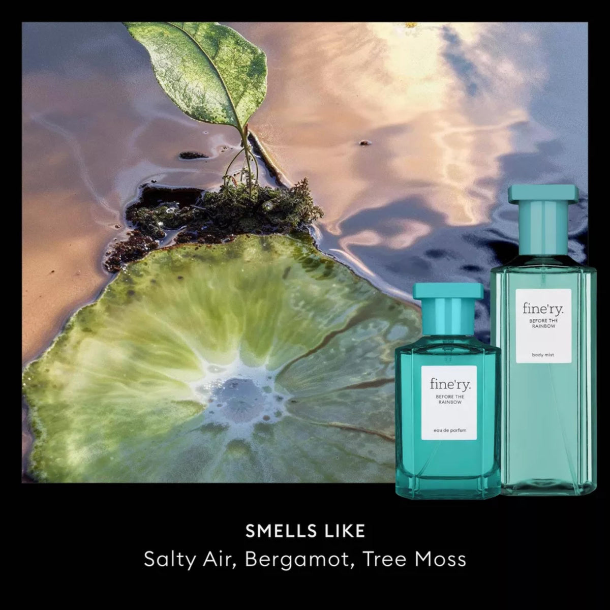 Fine'ry Sea Salt & Bergamot Mist pump—easy, even application.