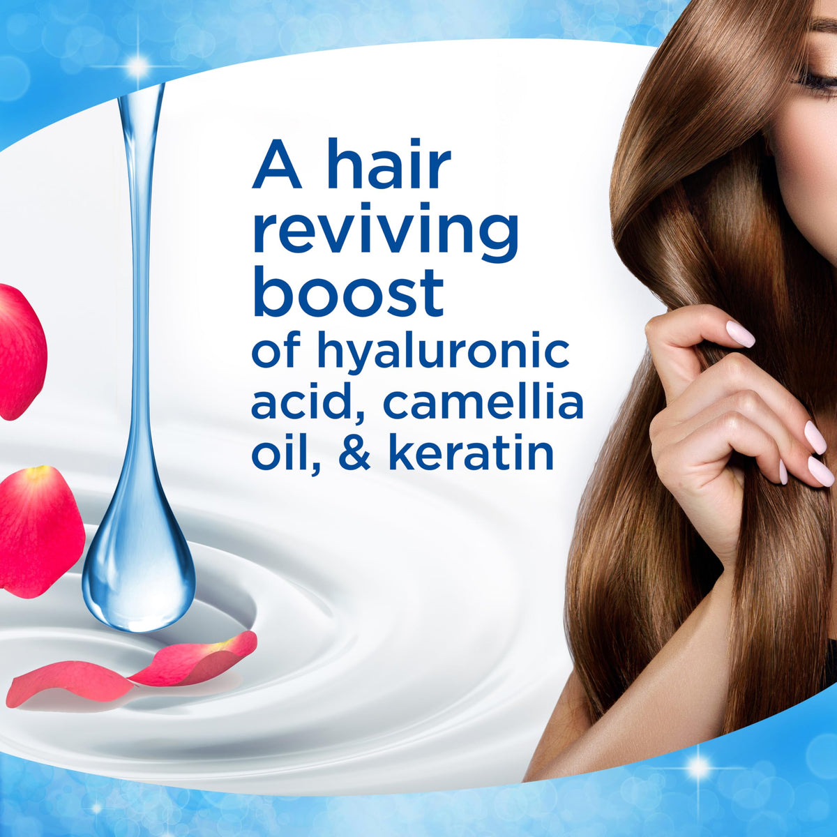 FINESSE camellia oil infusion and active proteins for hair vitality