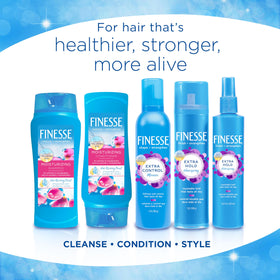 FINESSE fresh scent on packaging evokes salon-like routine