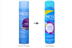 Finesse finish-strengthen spray demonstrates silky-smooth results for daily use.