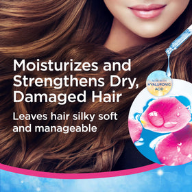 FINESSE Restore + Strengthen 2in1 label close-up highlighting key ingredients