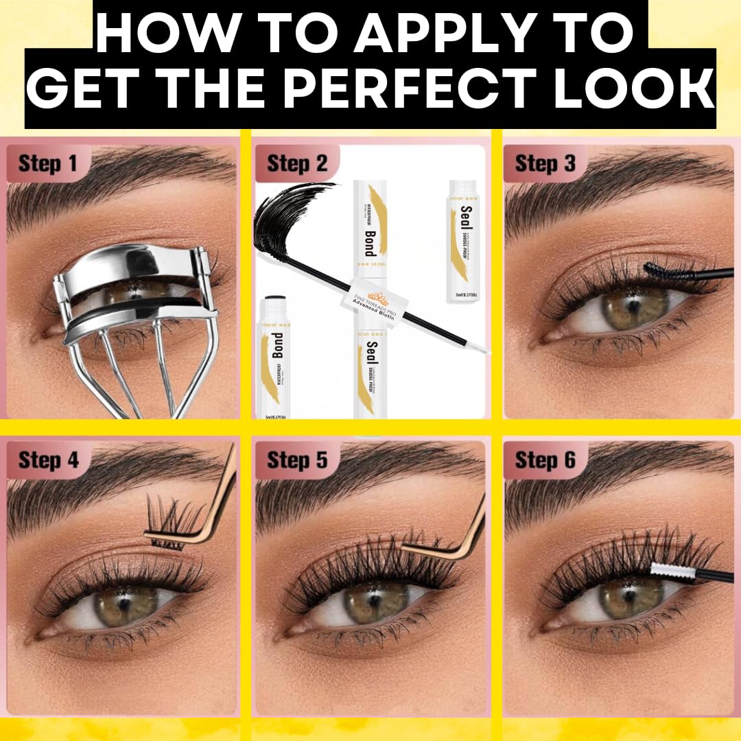 Fine Threads Pro at-home lash extension setup for DIY routine.