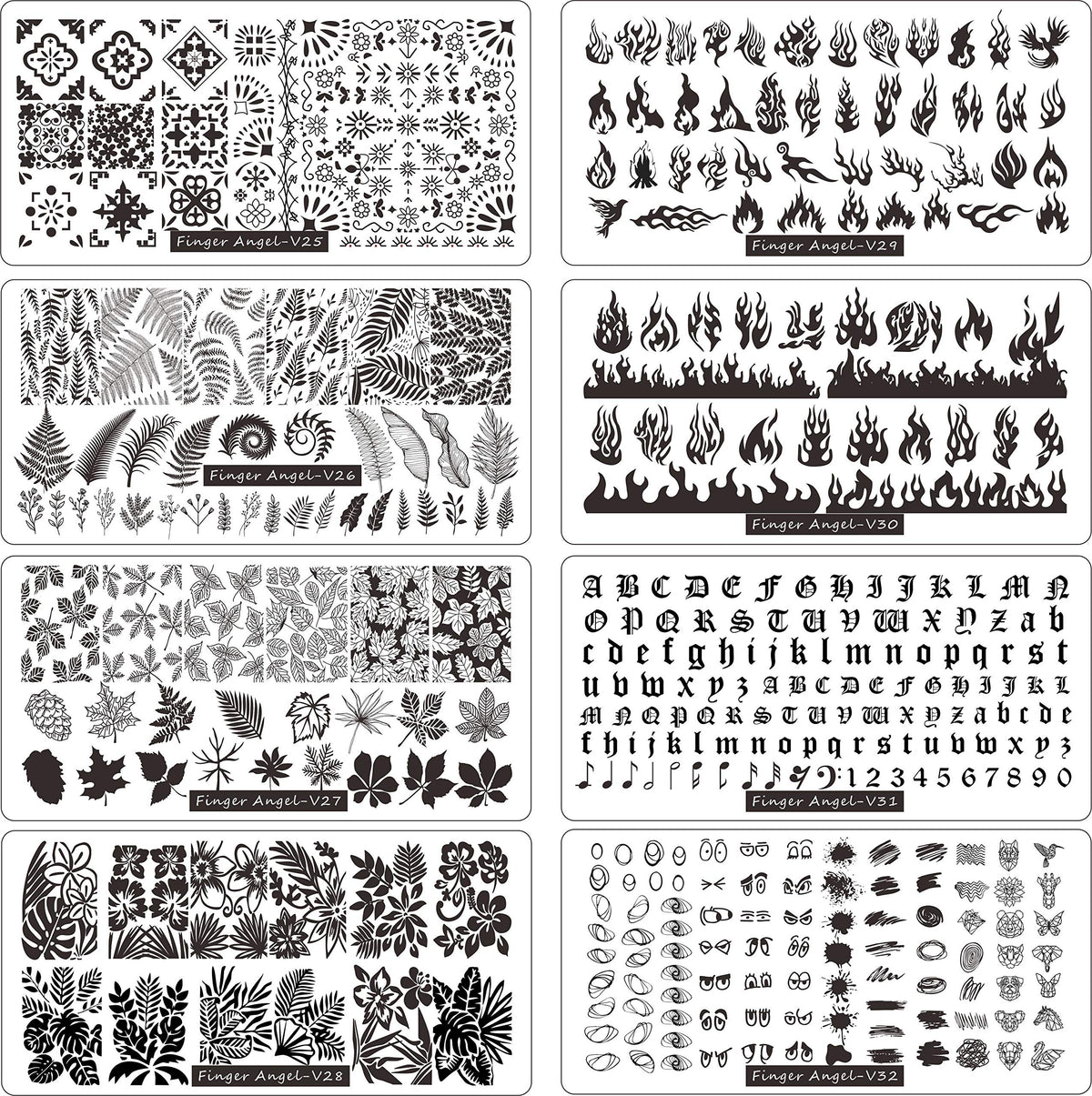 FingerAngel stamping scrapers 2-pack ensure smooth polish removal