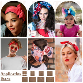Fingerinspire seven-piece set offers versatile size options for bow crafting.