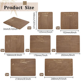 Fingerinspire camel color measuring board adds warm, stylish touch to your craft desk.