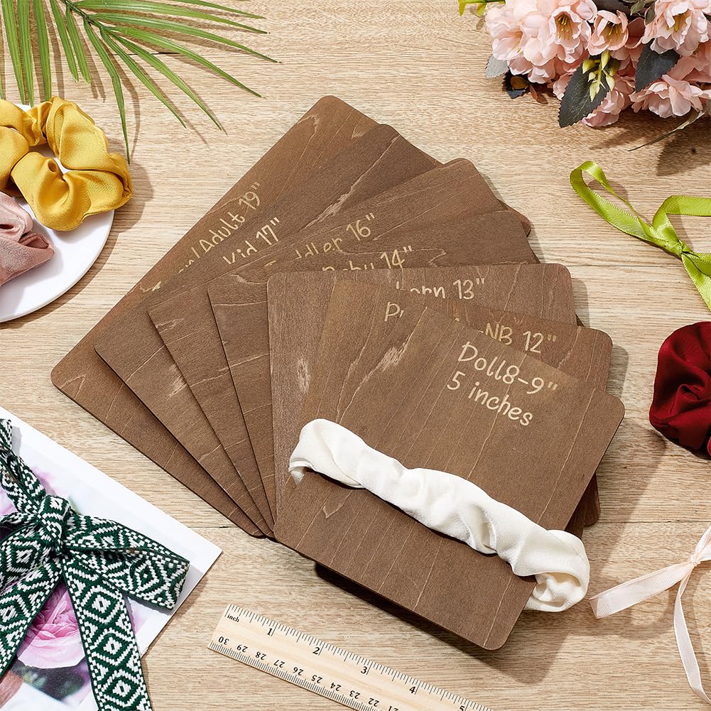 Fingerinspire wooden board for hair bows promotes tidy storage and easy handling.