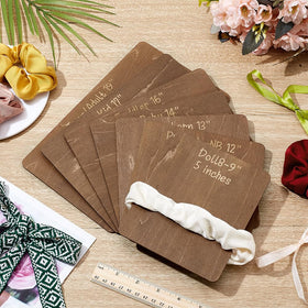 Fingerinspire wooden board for hair bows promotes tidy storage and easy handling.