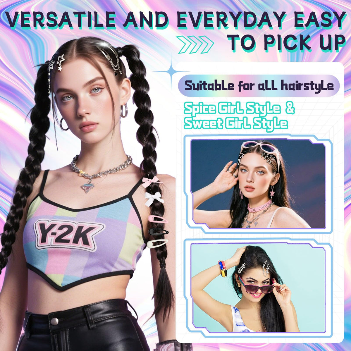 Fingertip WD kawaii Y2K fashion clip for teens and trend lovers.