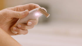 Finishing Touch Flawless Nu Razor compact, portable design for travel.