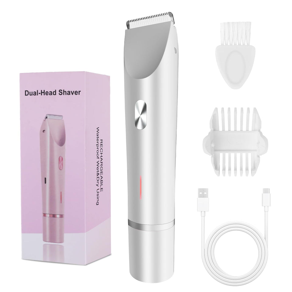 FIONOFY bikini trimmer with feather-light blades for smooth skin.