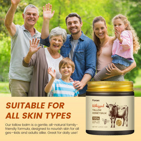 Front view of Fioraen 4oz balm packaging with clean design