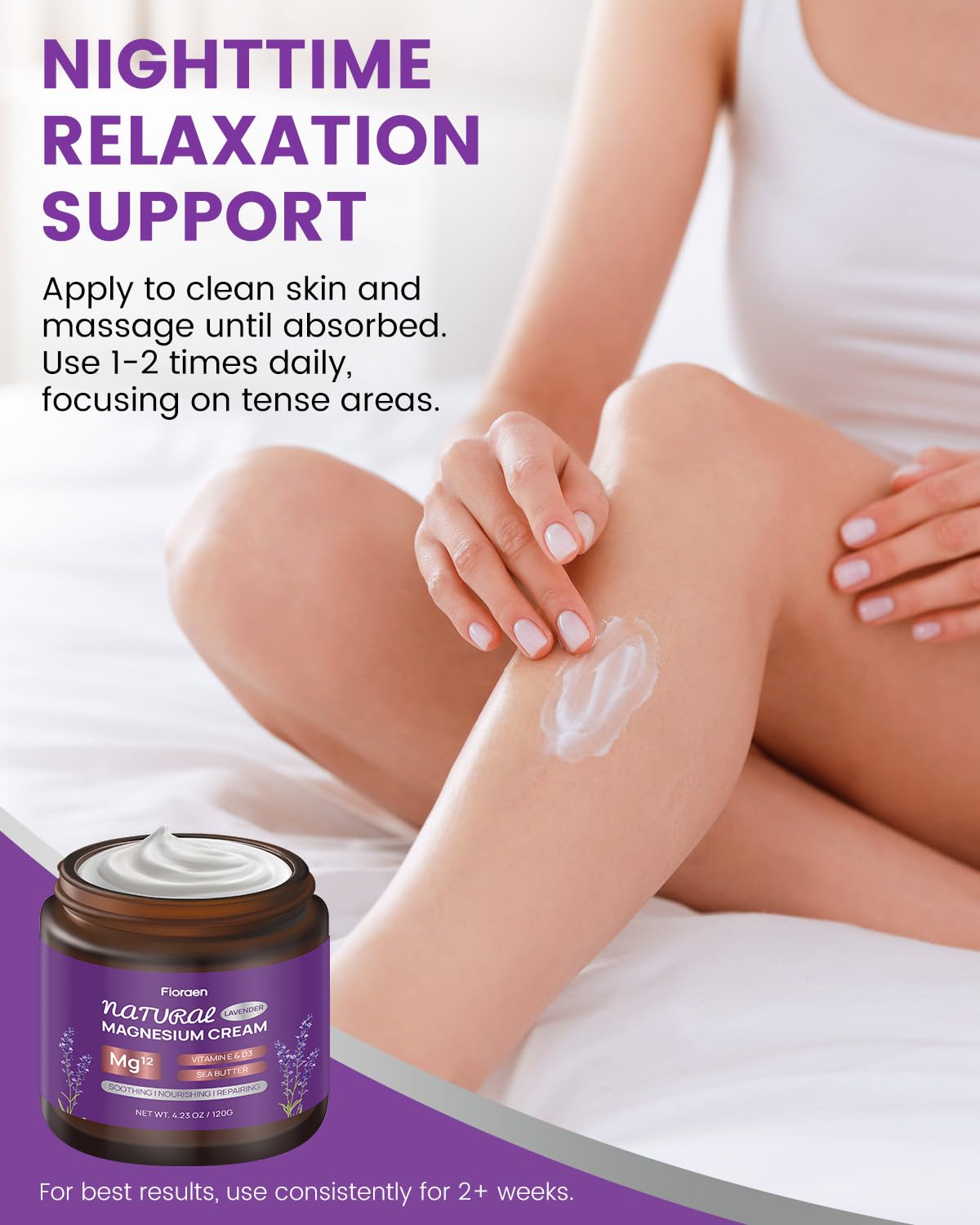 Fioraen lavender oil adds relaxing aroma for bedtime