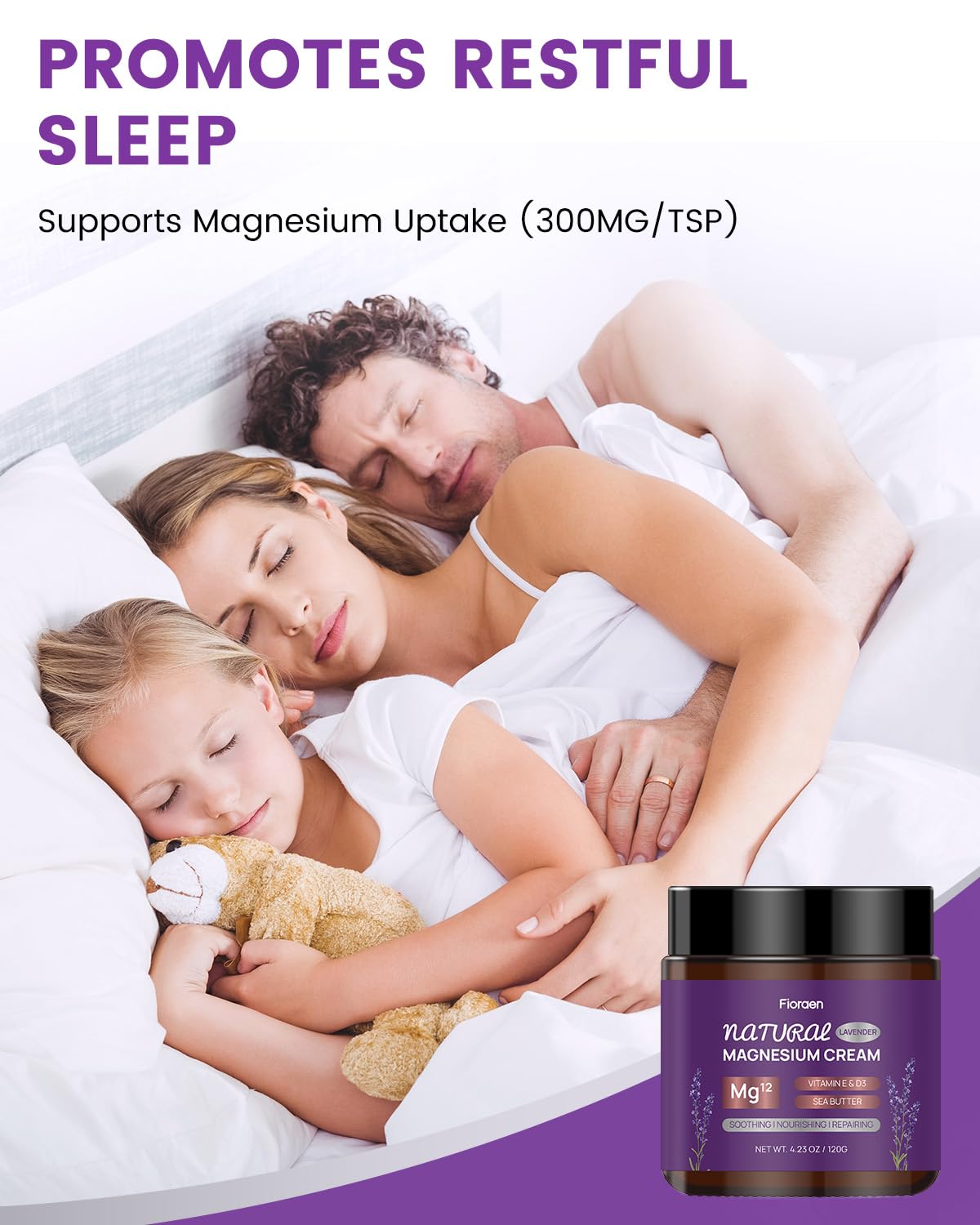 Fioraen magnesium cream for muscle relief and recovery after workouts
