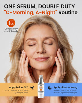 Fioraen Super C Serum 20-percent vitamin C close-up.