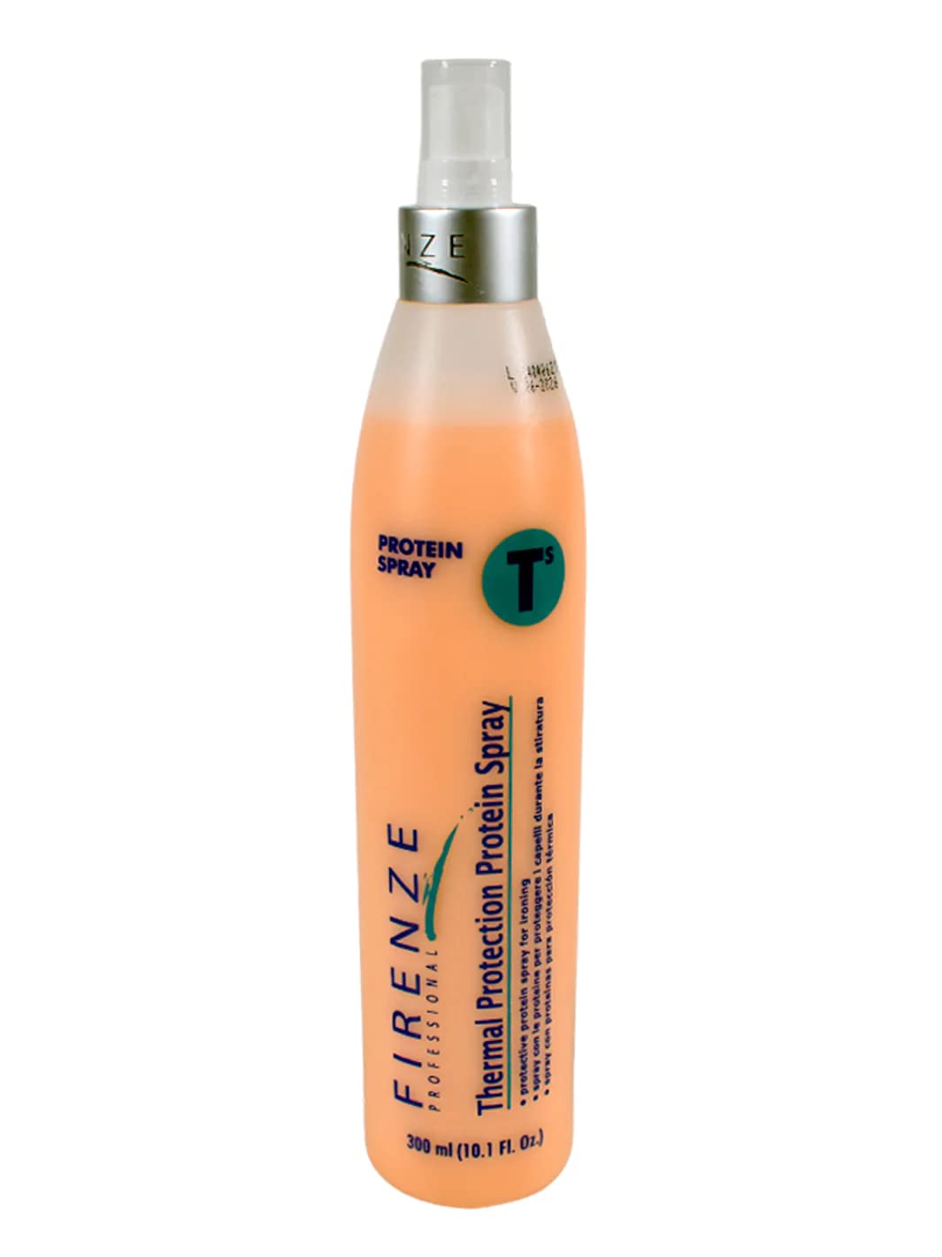 Firenze Professional Thermal Protection Spray in use, aiding smoother, more manageable hair during heat styling.