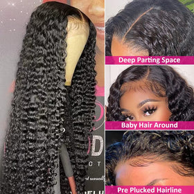 FIRIEYA HD transparent lace closure 4x4 for seamless parting and comfortable wear