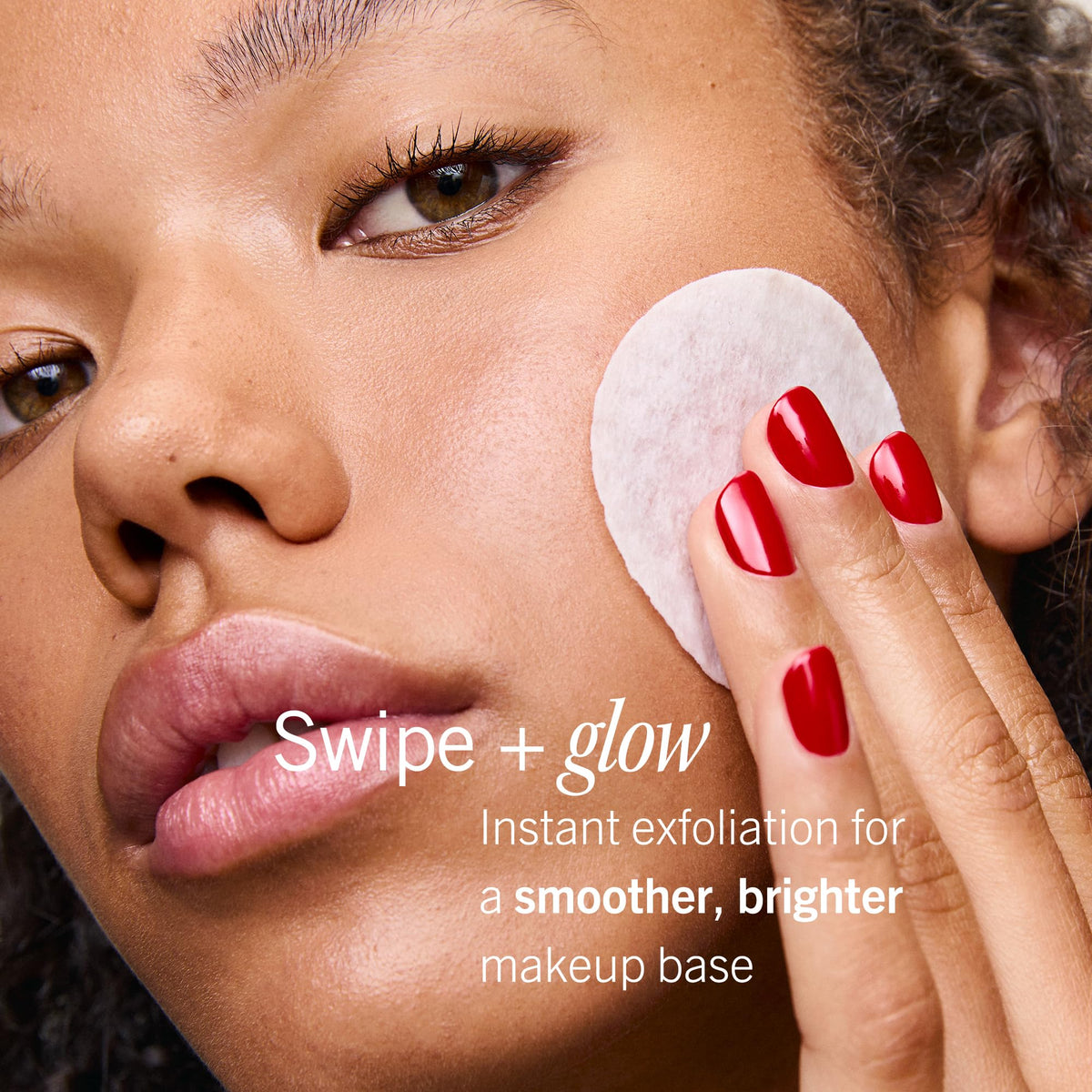 First Aid Beauty Brighten Glow Pad rough side refines texture and boosts radiance.
