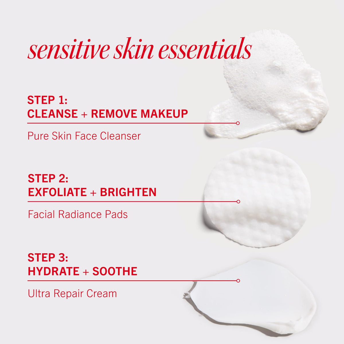 First Aid Beauty Face Faves Kit Radiance Pads in action for gentle exfoliation and refreshed skin.