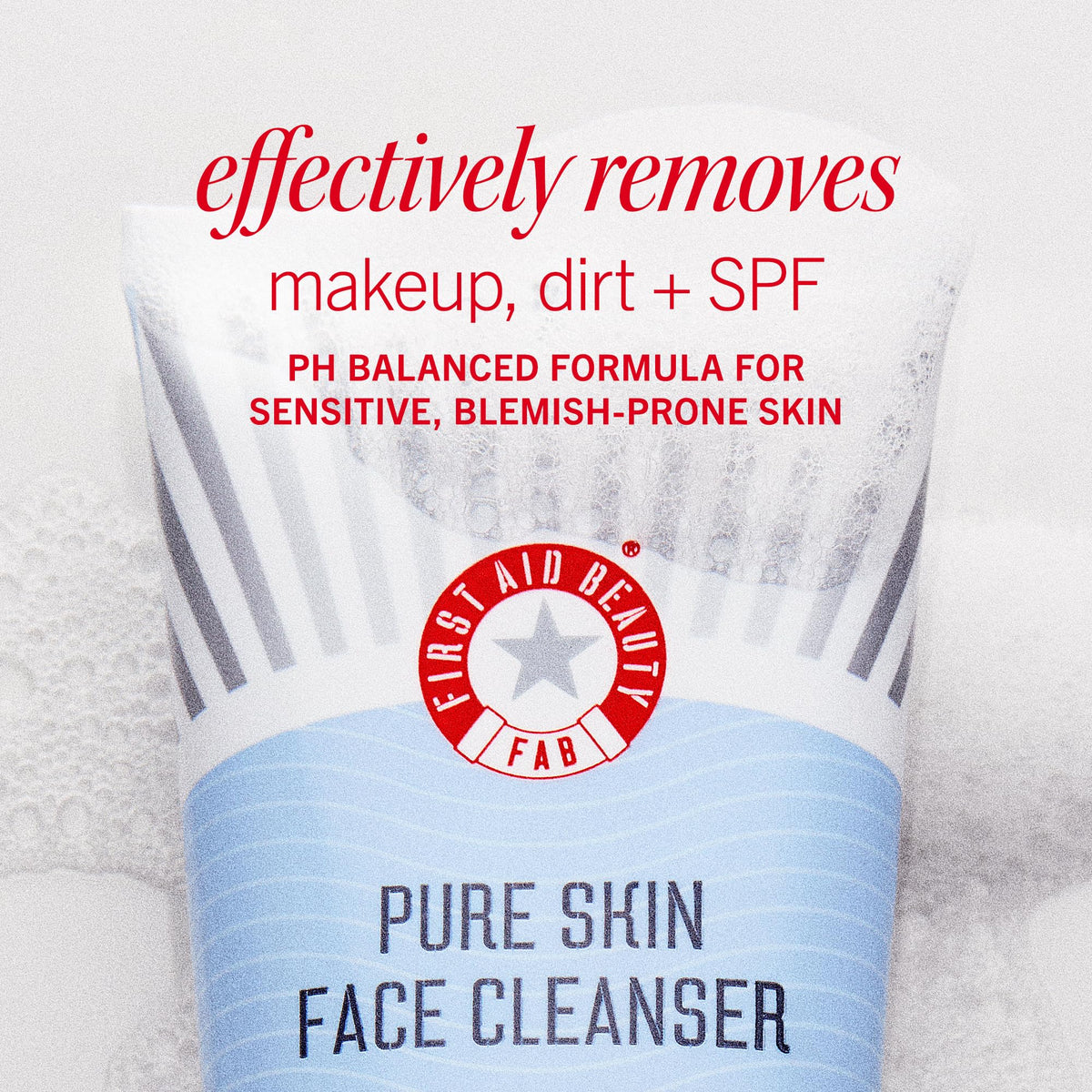 First Aid Beauty Face Faves Kit Ultra Repair Cream close-up showing rich, fast-absorbing moisture.