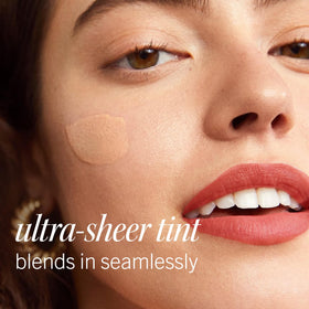 First Aid Beauty sheer tint blends seamlessly for a natural complexion.