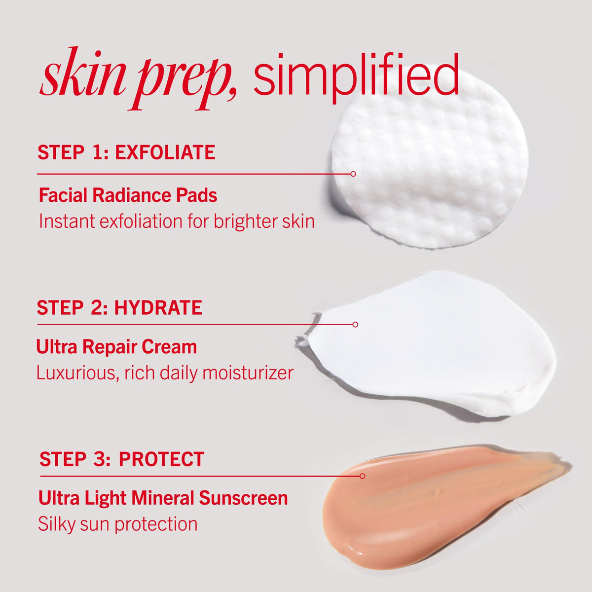First Aid Beauty silky liquid texture feels weightless on skin.