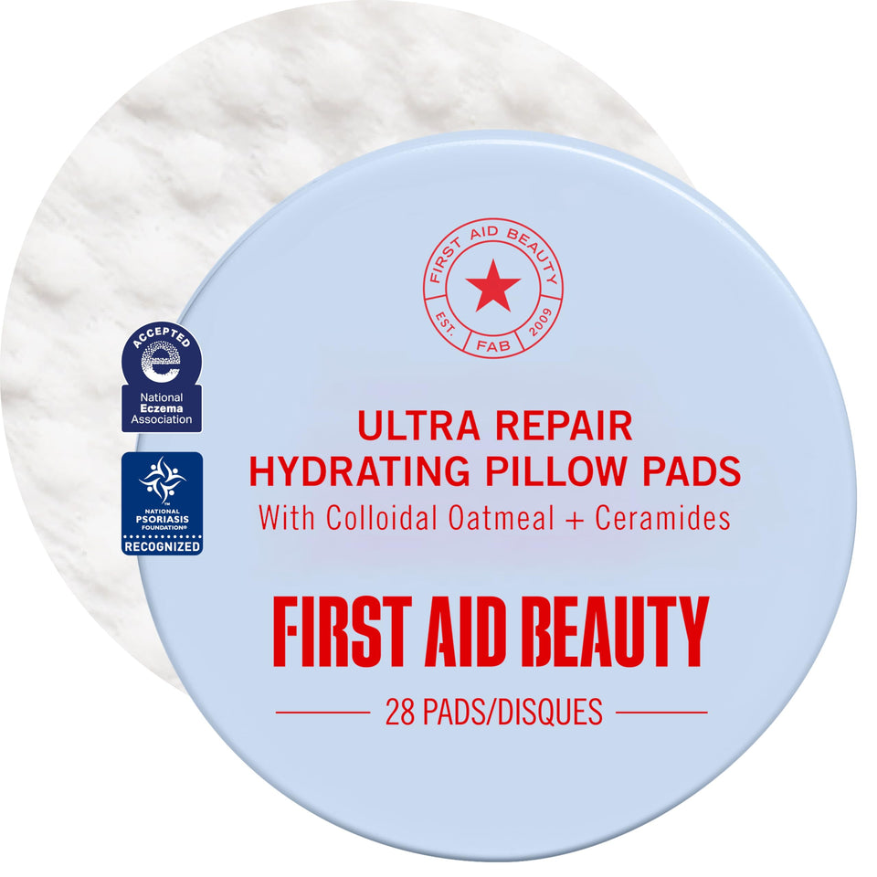 First Aid Beauty Ultra Repair Hydrating Pillow Pad for a full-face soothing and moisturizing swipe
