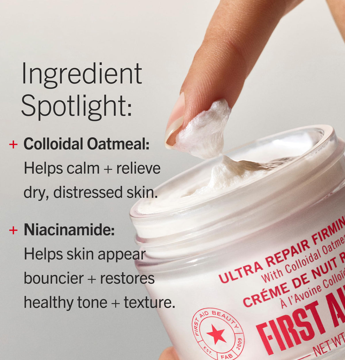 Night routine setup featuring Ultra Repair as the final step in skincare.