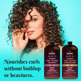 First Botany Curl Volume Conditioner bottle front emphasizes hydration for frizz control