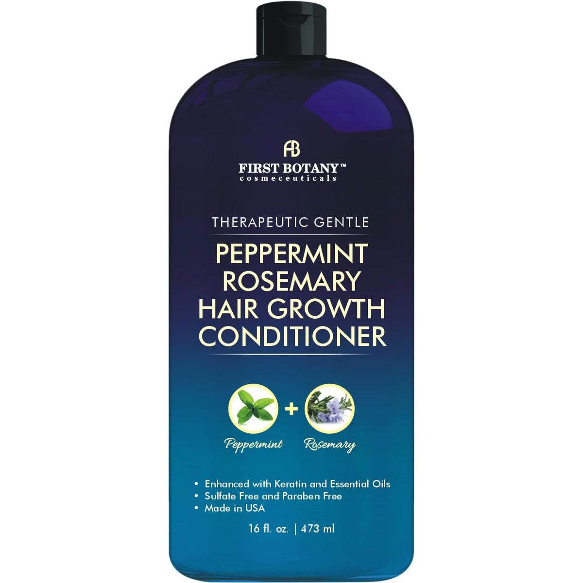 First Botany Peppermint Rosemary conditioner bottle with refreshing scent and hydration benefits