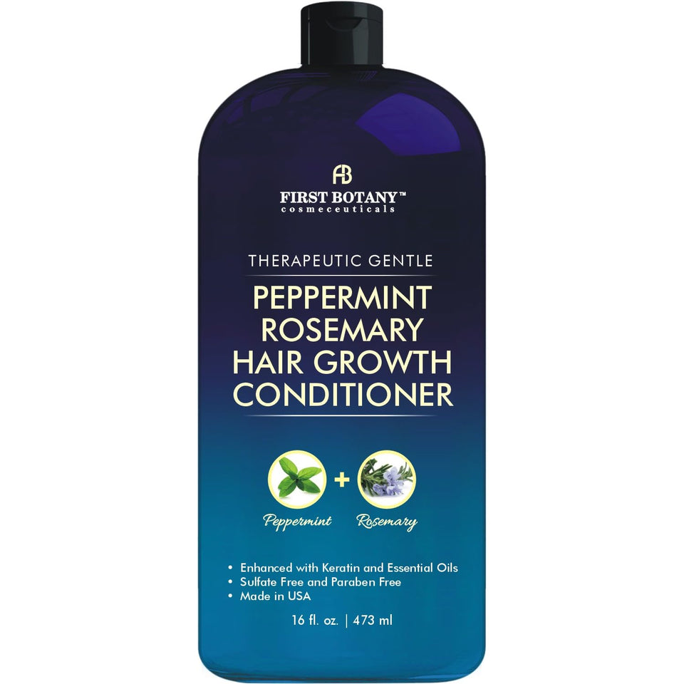 First Botany Peppermint Rosemary conditioner bottle with refreshing scent and hydration benefits
