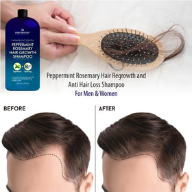 First Botany Peppermint Rosemary Shampoo USA-bottled and cruelty-free.