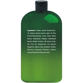 First Botany Tea Tree Oil Conditioner pour showing easy application