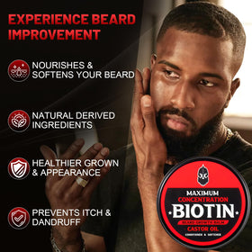 First Melody beard balm softening finish creates a tidy look.