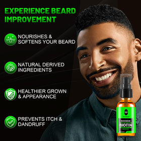 First Melody Beard Oil softens and styles with a non-greasy finish