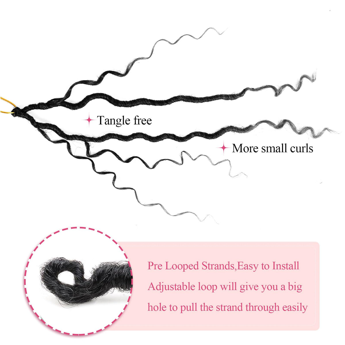 FIRSTCYH HAIR crochet hair easy install braids suitable for beginners.